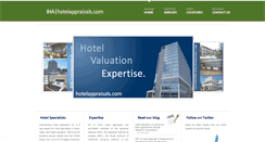 Desktop Screenshot of hotelappraisals.com