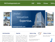 Tablet Screenshot of hotelappraisals.com